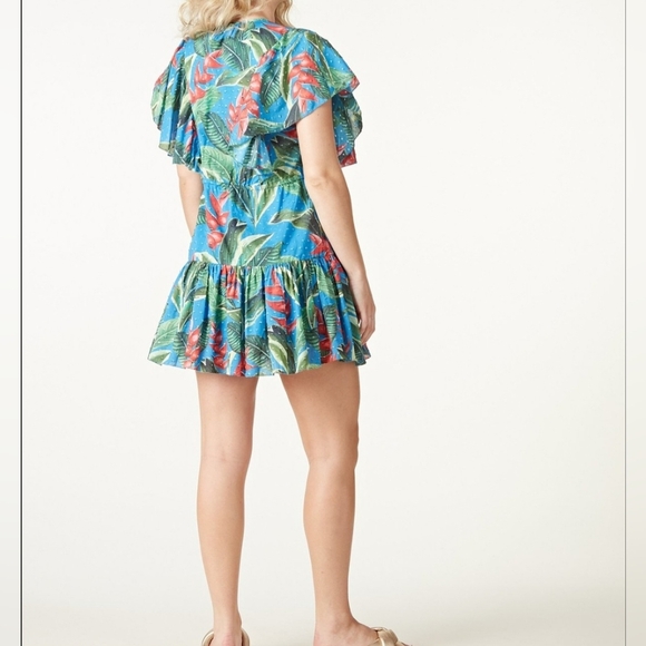 Farm Rio Dream Garden Floral Dress Size XS - Picture 3 of 14